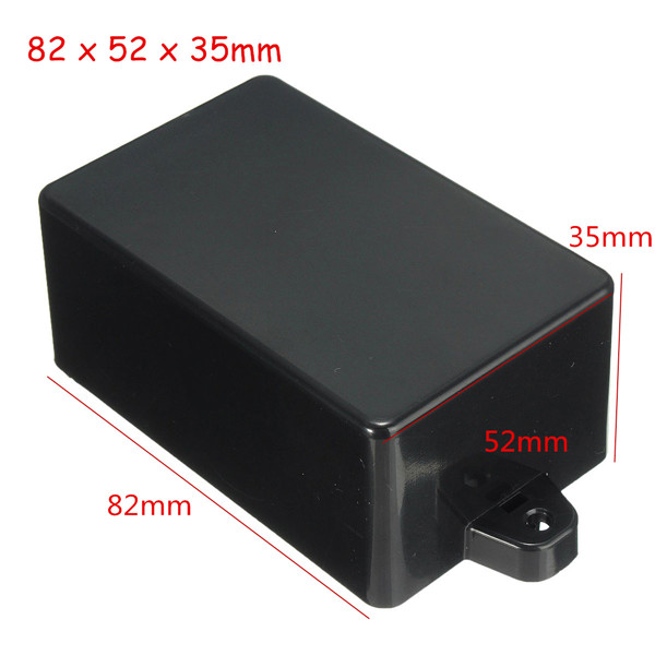 Black Waterproof Plastic Cover Project Electronic Instrument Case Enclosure Box