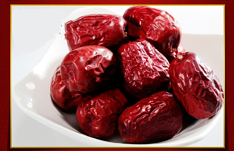 Freeshipping Xinjiang red date top quality Chinese red Jujube Premium red date Dried fruit Green nature