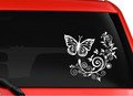 2 Pcs Lot Fashion New Butterfly Vinyl Car Stickers Girls Car Window Decoration Sticker For Women