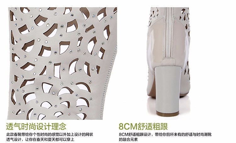 2015 Women Sandals Knee High Women Summer Boots Sexy Peep Toe Sandal