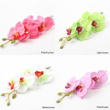Colorful Bridal Wedding Orchid Flower Hair Clip Barrette Accessories Hairpin HQ