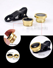 3 in 1 Universal Clip Camera Cell Mobile Phone Lens For iPhone 4 5 6 Plus