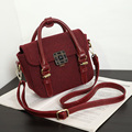 2017 Spring Korea fashion fresh ladies shoulder bags Diamond buckle cover women messenger bag Women mini