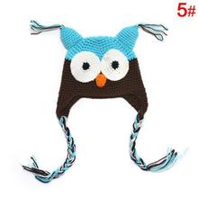 Owl Baby Hat Crochet Patterns New Born Hat Photograph Funny Cute Kawaii Animal Cap Newborn Unisex Baby Boy And Girl