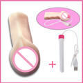 Hot Sale Adult Sex Toys Masturbators for Men Artificial Vaginal Pocket Pussy Male Masturbation With Heater