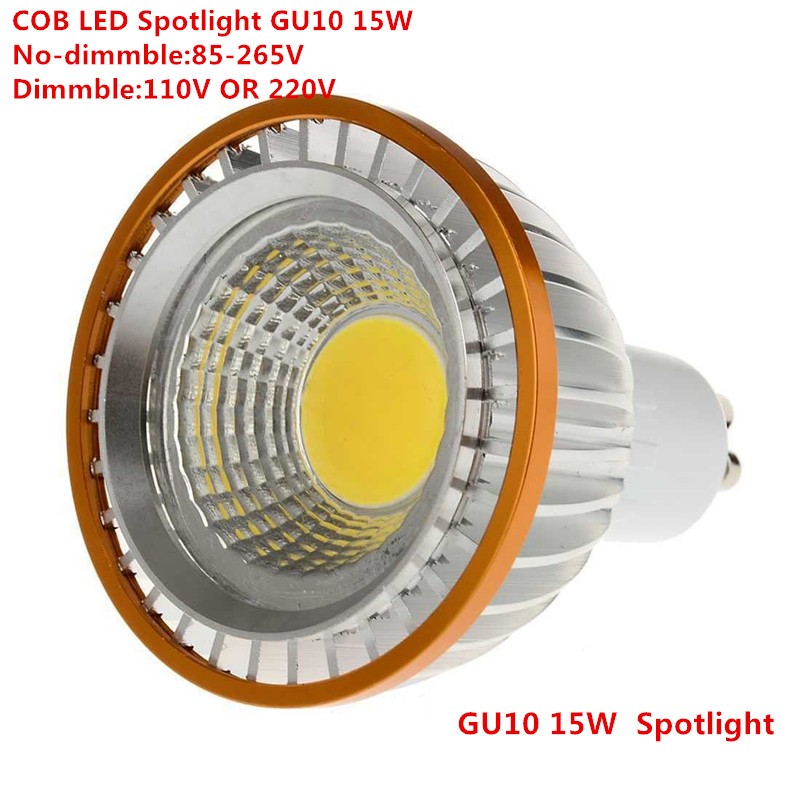 Description Picture 5 of item1pcs LED COB PAR20 Bulb 220V 110V dimmable GU10 15W bulb LED P20 Spotlights Lamps Pure White/Warm White/Cold White Spot light