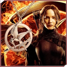 Alloy Charms Bird Arrow Movie Hunger Games 1 Pendant Necklace Jewelry Making Necklace Pendant Freeshipping