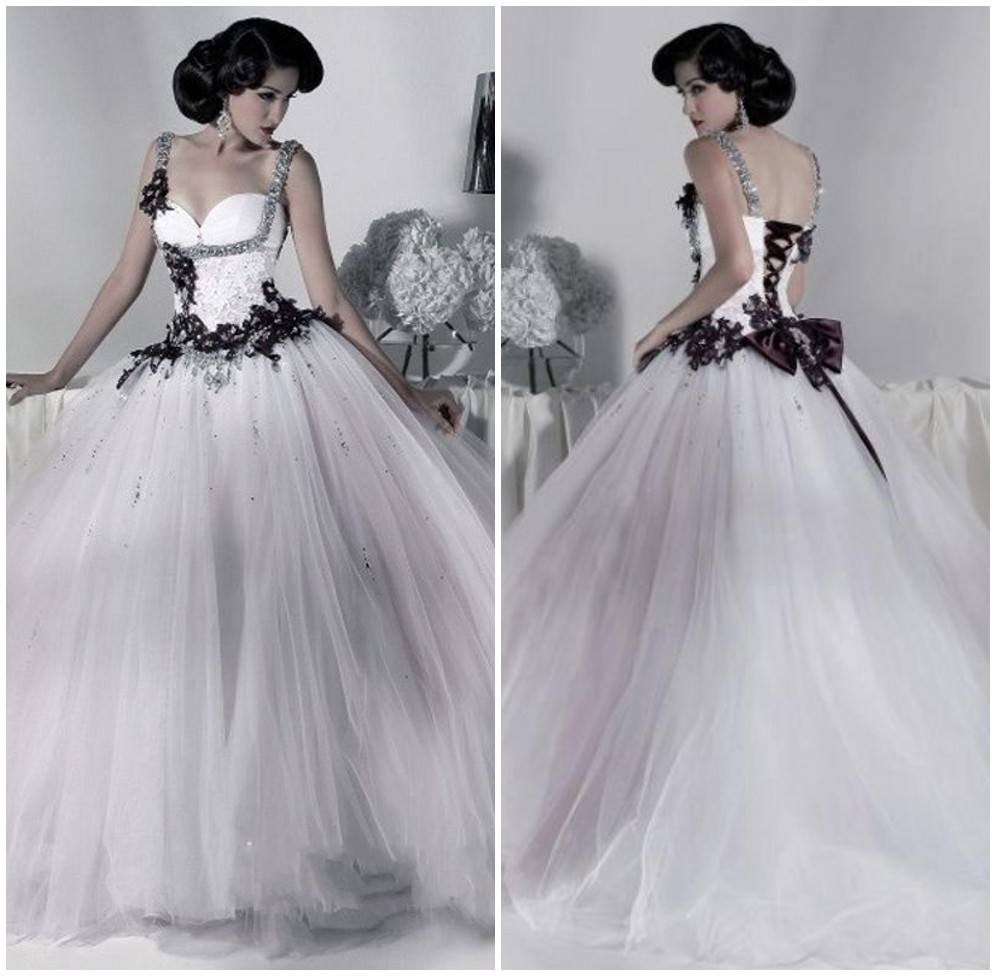 Vintage gothic wedding dresses