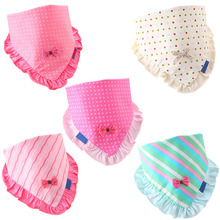 High Quality Baby Girls Bibs Toddler Bandana Triangle Head Scarf Cute Saliva Towel Cotton For Baby Bandana Bibs VCH93 P30