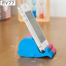 Universal Whale shape Mobile Phone Tablet Stand Bracket Holder For HTC For iPhone Mobile Phone Series Phone