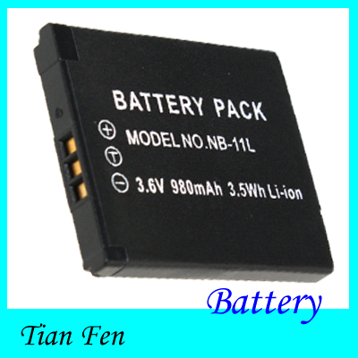 2014 Hot Sale  1pcs Battery NB-11L NB 11L NB11L Rechargeable Camera Battery For Canon  Free Shipping