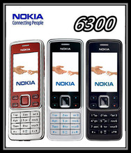 Cheaper Original 6300 Nokia Mobile Phone have English keyboard  and Russian keyboard free shipping