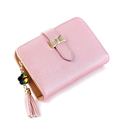 Sweet Style Fashion Bowknot Tassel Ornament Ladies Wallet 2016 New Trendy Coin Purse Women Designer Simple