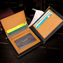 new 2015 men wallets famous brand mens wallet male money purses Soft ID Card Case New