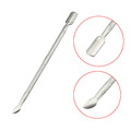 Double Head Stainless Steel Push Essential Cuticle Spoon Pusher Nail Art Tools Pedicure Manicure Trimmer Cuticle