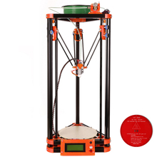 2015 New LCD Diy 3d Printer Kits Kossel Delta printer 3d With heated bed