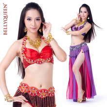 2015 Belly Dance Costume Freeshipping Women Polyester Time-limited Hot Sale belly dance bra and belt belly dancing clothes