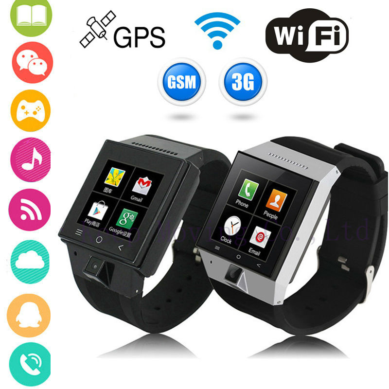 2016 Newest S55 Smart Watch 1 54 inch 2 0M Camera Support 2G 3G Wifi SIM