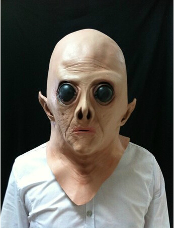 COSPLAY Hot selling Halloween Alien UFO The Extra Terrestrial ET Latex Full Mask Party Toy Prop - COSPLAY-Hot-selling-Halloween-font-b-Alien-b-font-font-b-UFO-b-font-The-Extra