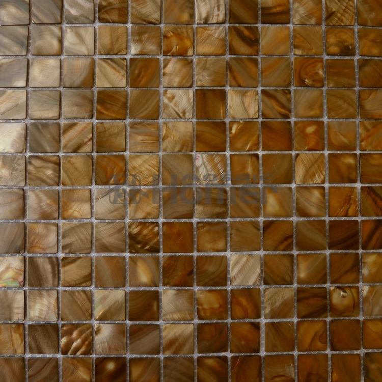 brown shell mosaic tiles, bathroom shower, kitchen backsplash mosaic tiles, Homer Mosaic 5sq ft per lot