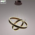 Modern chandelier circular dining room lamp simple living room lamp LED office lamp creative personality entrance
