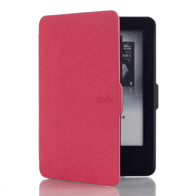 New Luxury Elegant Smart Ultra slim Pu leather case cover for Amazon Kindle Paperwhite paperwhite3 New