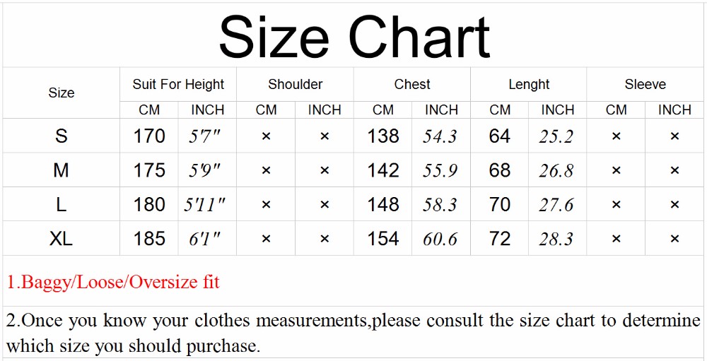 Fear Of God Essentials Size Chart