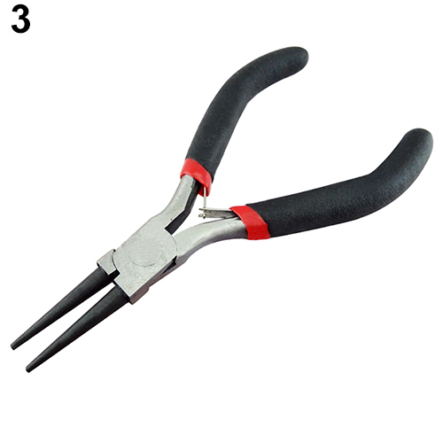 Handy Tooth Needle Nose Side Diagonal Cutting Pliers Jewelry DIY Fix Making Tool 