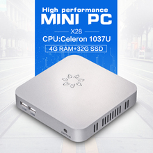Wholesale zero devices X28 C1037U 1.8GHZ 4G RAM 32G SSD desktop computer pc all one windows thin pc support Pointing device