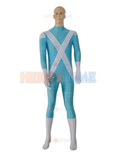 Iceman X-men Superhero Costume spandex halloween cosplay party suit the most popular X-men costume
