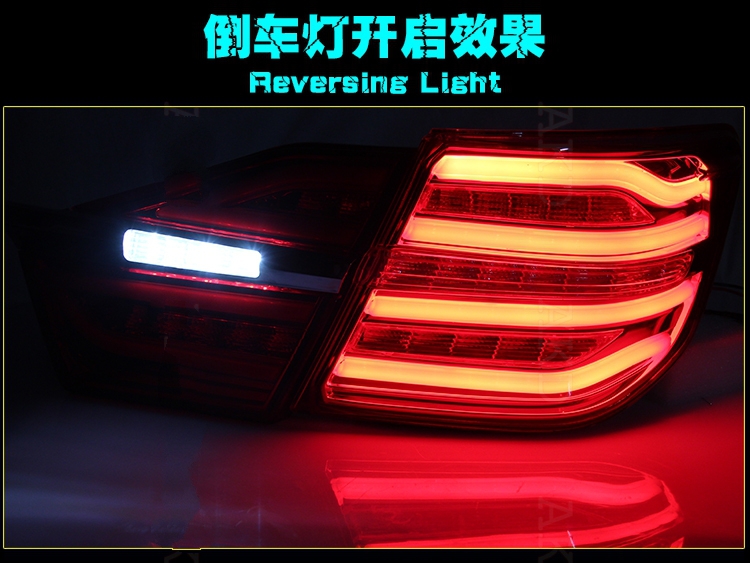 AKD Car Styling Camry V55 LED Tail Light New Camry Tail Lights 2015 Toyota Camry Rear Trunk Lamp DRL+Turn Signal+Reverse+Brake