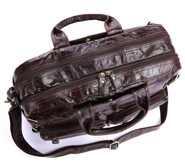 Maxwell Vintage Genuine Leather Men Backpack Business Travel Bag Portfolio 14 inch Laptop Bag MW J7026