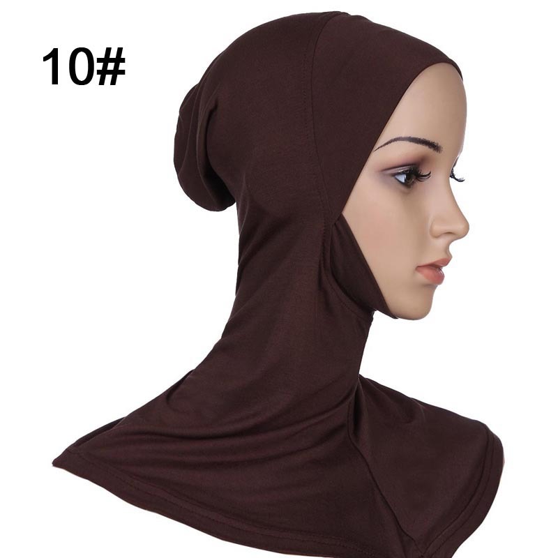 Muslim Islamic long hijab 10 coffee