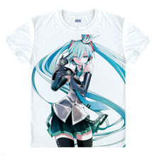 VOCALOID T-Shirt Hatsune Miku Shirt Cool T-Shirts anime and manga awesome top Printed T Shirts cosplay costumes anime cute best