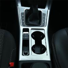 1 PCS DIY car styling New ABS Chrome or stainless steel handbrake glass light box cover case for VW NEW GOLF 7 part accessries