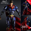 Free Shipping Hot Movie PLAY ARTS PA The Superman PVC Action Figure Statue Doll Toy 27cm