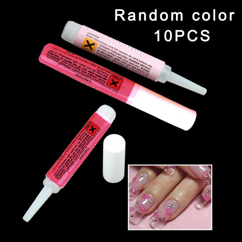 10 X 2g Nail Gel Mini Professional Beauty Nail False Art Decorate Tips