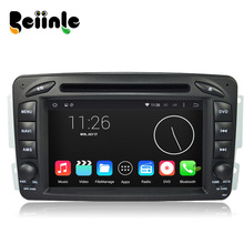 Beiinle QUAD CORE 1024*600 Car 2 Din Android DVD GPS Radio Stereo Navigator for Benz W639 W638 W203 W168 C209 C209 W463