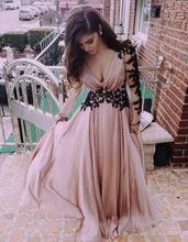 Long Chiffon Evening Party Prom Dress Prom Gowns Appliques Party Dresses Pageant Dress Evening Gowns For 2016 TH972