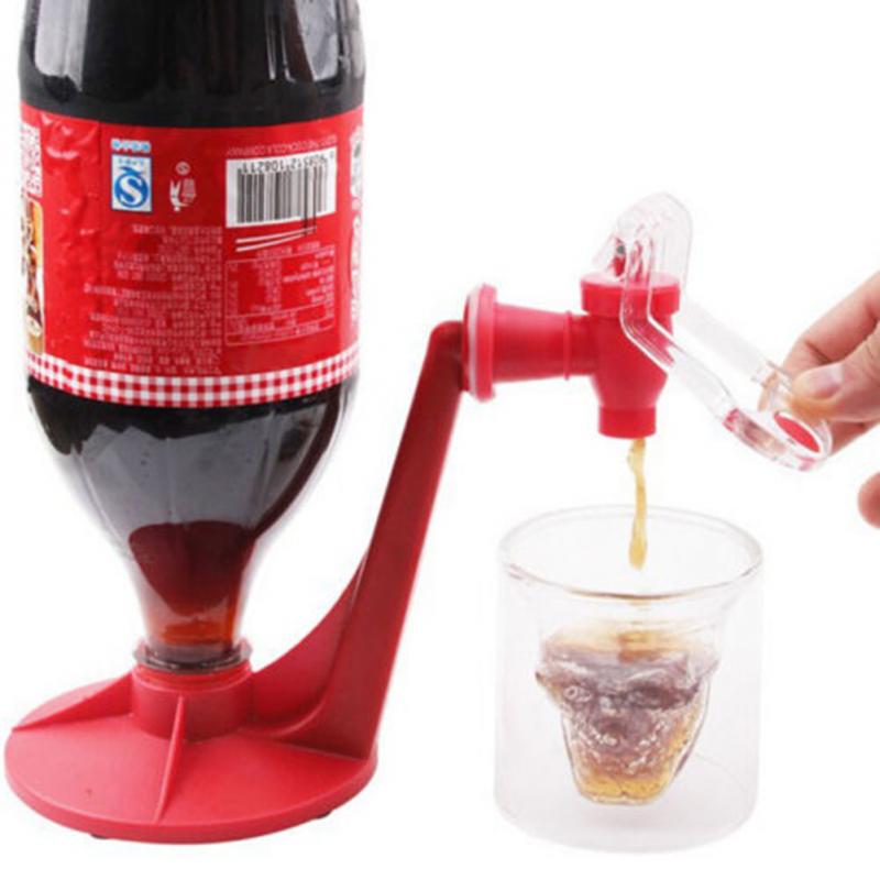 New Fashion Creative Home Bar Coke Fizzy Soda Soft Drinking Drink Saver Dispense Dispenser Faucet Red