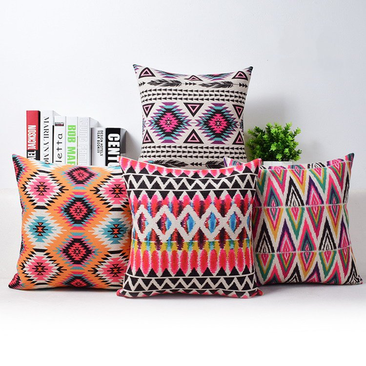nordic design bohemian throw pillows case ethnic cushions cover luxury geometric home decor ...