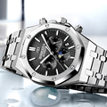 2017 New Luxury Brand BINKADA Men Watch Stainless Steel Mechanical Watches Men Sports Wristwatch Relogio Masculino