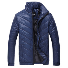 Brand Down Jacket Men Winter Jacket Men Warm Casual Coat Stand Collar Outdoor Parkas Plus Size 5XL Winter Man Zip Up Overcoat