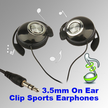 Universal Portable Sport Earphone Clip On Sports Stereo Headphones Earphone For MP3 MP4 Player