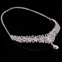 Hair Accessories For Women Fashion Crystal Hair Headpiece Charms Head Bands Bridal Crown Hair Jewelry