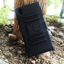 Future Armor Robot Combo Protective Phone Case Cover For Sony Xperia Z3 Heavy Duty Shockproof Cell