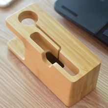 New Portable Universal Wooden Phone Holder Watch Stand Holder For Iphone Wrist Watch display Stand Phone Holder Free Shipping