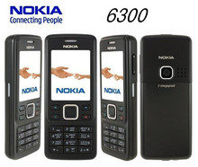 Original unlocked 6300 Nokia Mobile Phone have English keyboard and Russian keyboard free shipping
