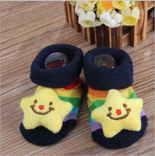 30 Colors Cartoons Anti Slip Lovely Cute Child Infant Toddler Baby Socks Boy Girl Unisex Boots