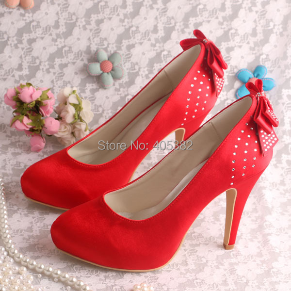 satin high heels Picture - More Detailed Picture about Wedopus ...
